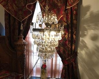 Master Bedroom Hanging Matching Chandeliers