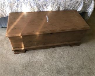 Painted Cedar Chest