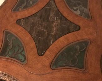 Marble and Metal detail