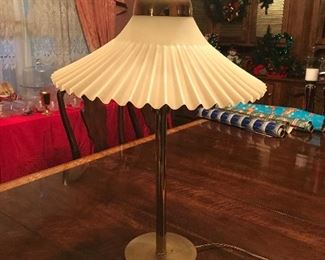 Vintage Brass Buffet Lamp