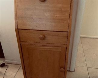 Drop Front Desk w/Small Cabinet Base