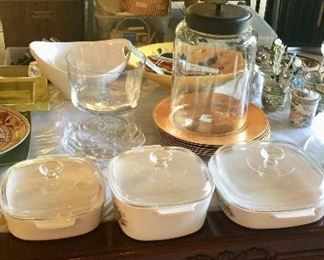 Corelli baking dishes w/covers