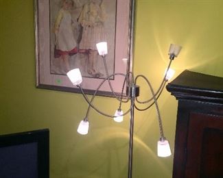 8 arm adjustable standing lamps 