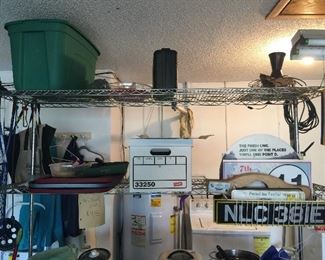 All metal shelves for sale + more
