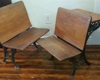 Antique School Desks