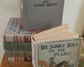 “The Lone Ranger” & The Saddle Boys on the Plains” Vintage Books