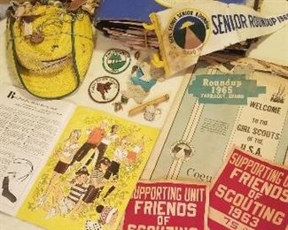 1965 Girl Scout Roundup Memorabilia