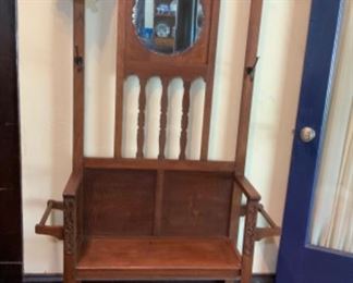 Antique Hall Tree