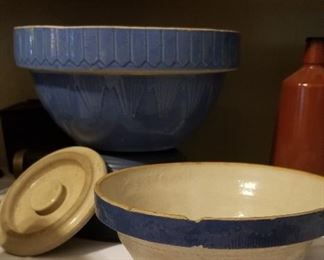 Salt Glazed Crock Bowl