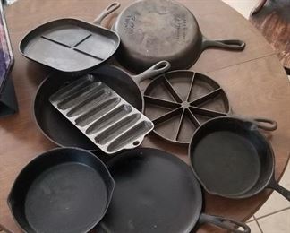 Miscellaneous Cast Iron including Wagner & USA