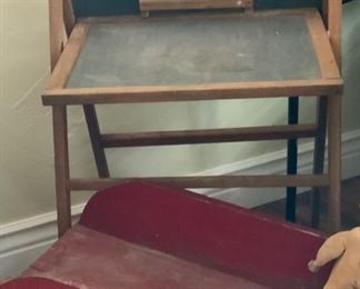 Vintage Chalkboard & Toby Wagon
