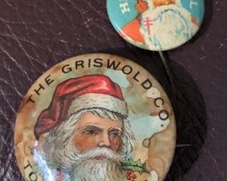 Griswold Co. Christmas button