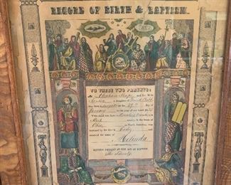 Ohio birth certificate