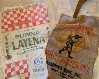 Coffee bean bag, sugar sack, feed sack