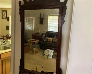 Large antique mirror