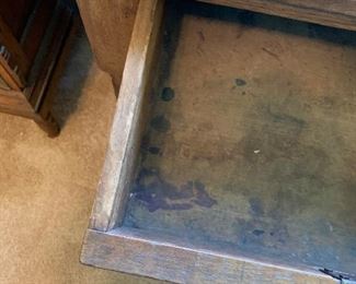 Drawer of one drawer table