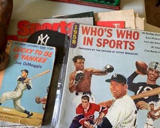 Vintage baseball paper -Mantle and DiMaggio