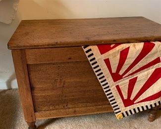 Small blanket chest in front bedroom