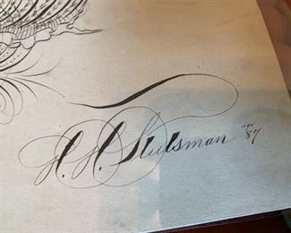 Pen and ink by H.H. Stutsman age 87