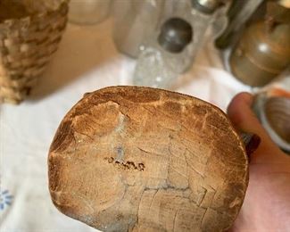 Carved folk art eagle