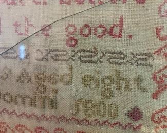 Frances Severs -age 8, 1800