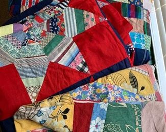 3-4 unfinished quilt tops