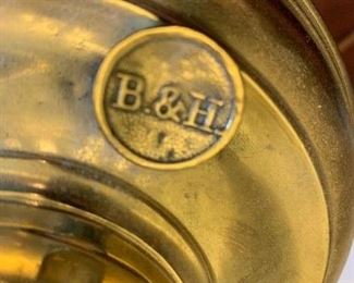 Bradley and Hubbard lamp