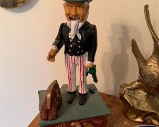 Modern cast iron bank