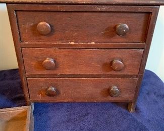 Miniature 3 drawer dresser