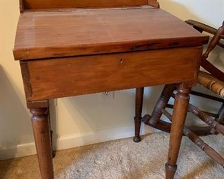 Antique school desk
