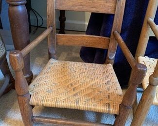 Miniature chair -note mule ears