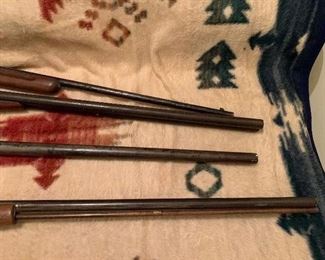 4 antique rifles