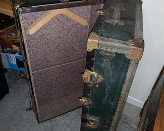 Steamer trunk -inside in great condition
