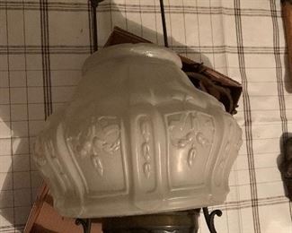 Huge old oil lamp