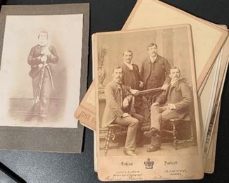 Antique cabinet card photos