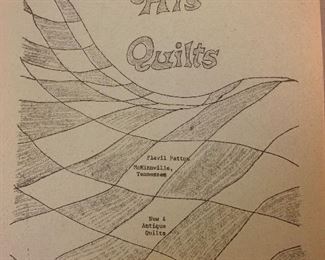 The Man and His Quilts -Flavil Patton, McMinnville, TN