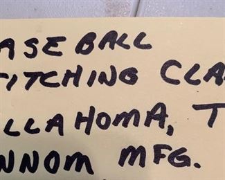 Description of baseball stitching clamp