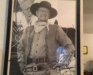 Signed John Wayne
