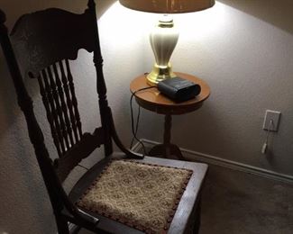 Old Chair and Side Table