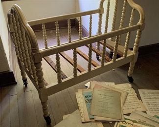 Antique Doll Crib