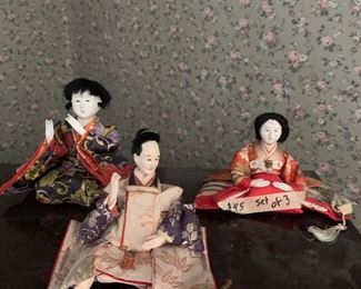 Set of Oriental Dolls