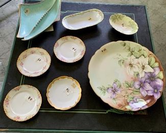 Limoges and other Trays, Bowls, etc....