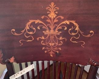 Detail - Antique Mahogany Chair 