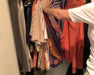 Clothing, some altered to be smaller than listed size. 