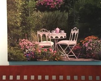 Garden Photo BY Shelley Lawler on Canvas