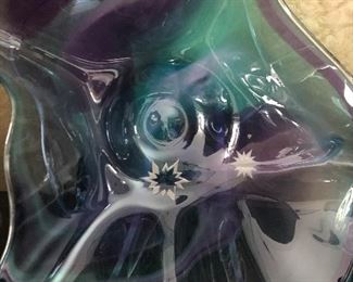 Glass Art Signed