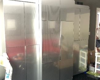 Chrome/Silver Wall Unit with loads of storage $300 OBO