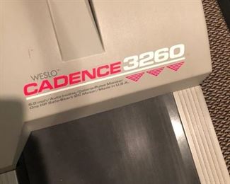 Weslo Cadence 3260 Treadmill  BUY IT NOW $100