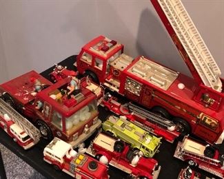 Vintage Toys and Fire Engines