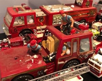 Vintage Toys and Fire Engines
